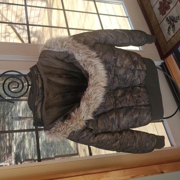 Snobbish Collection Camo Heavy Lined Sz. M Jacket w Hood & Pockets - Picture 10 of 14